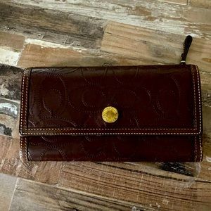Coach Large Leather Wallet